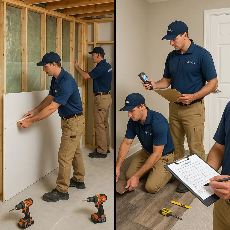 Repairs and Reconstruction process in Oak Hill, WV